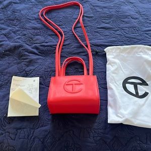 Red small Telfar Bag